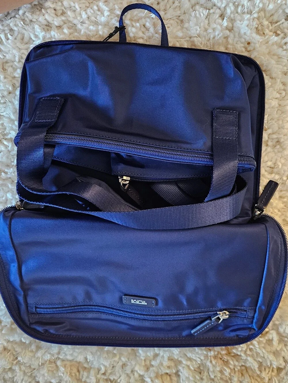 NWT Tumi Packable Denton Tote Bag in Blue